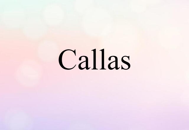 Callas