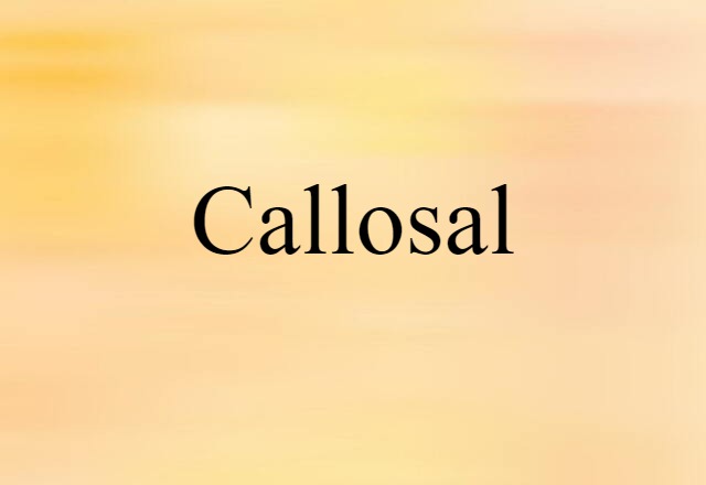 callosal