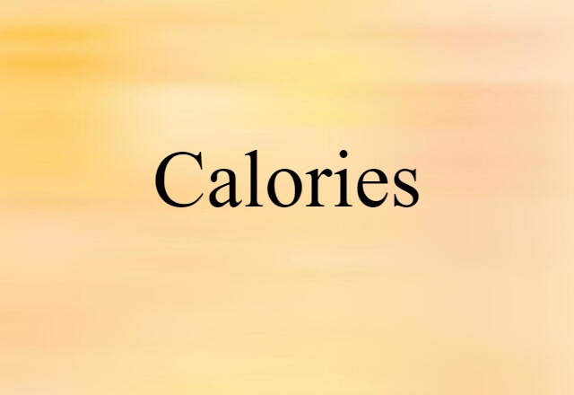 calories