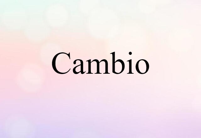 cambio