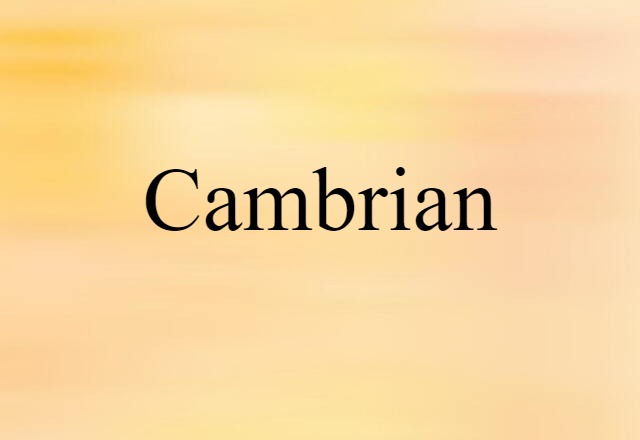 Cambrian