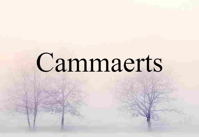 Cammaerts