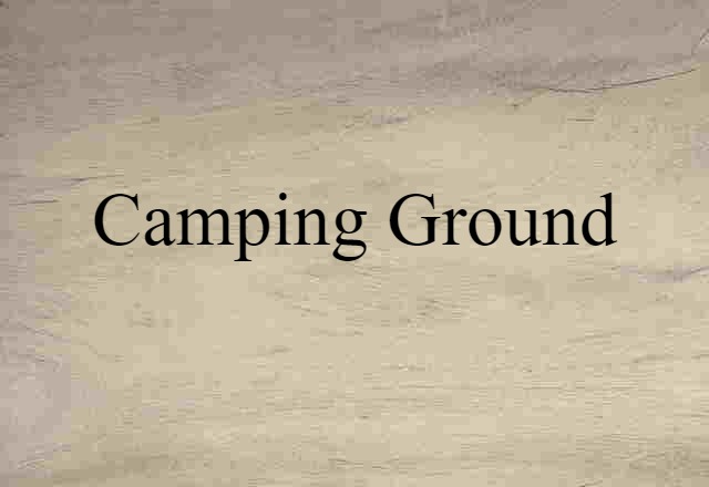 camping ground