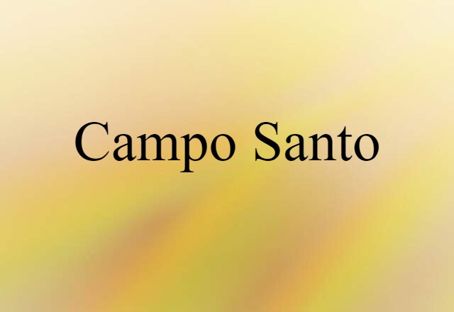 campo santo