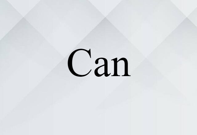 can