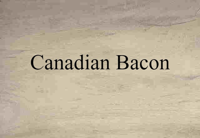 Canadian bacon