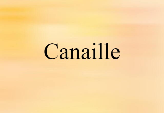 canaille