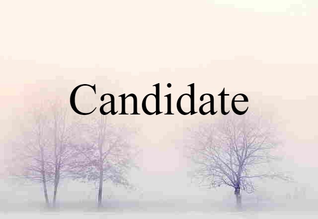 candidate