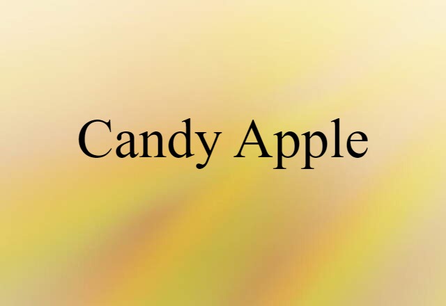 candy apple