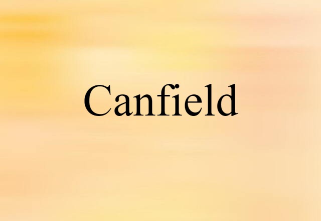 canfield