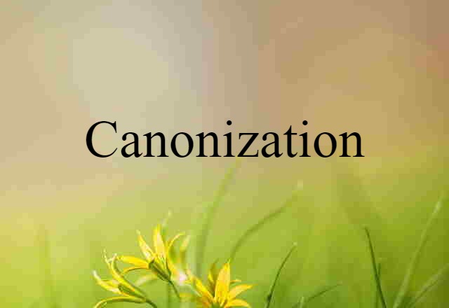 canonization