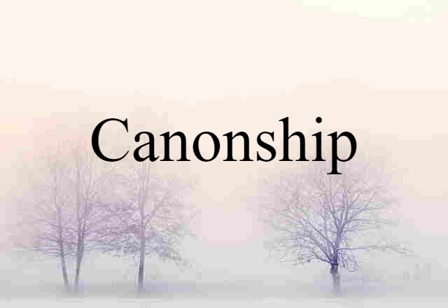 canonship