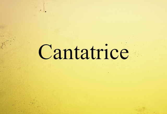 cantatrice