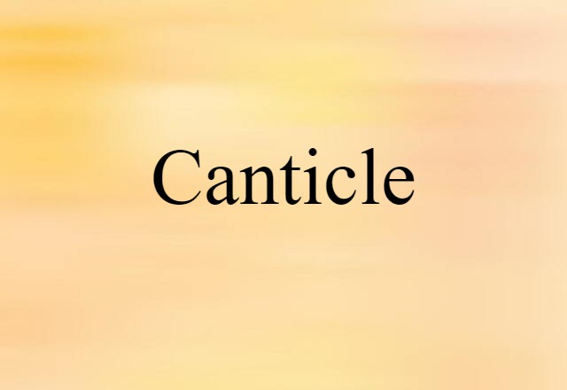 canticle