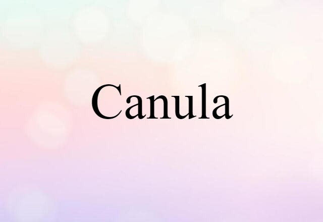 canula