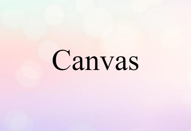 canvas