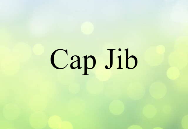 cap jib