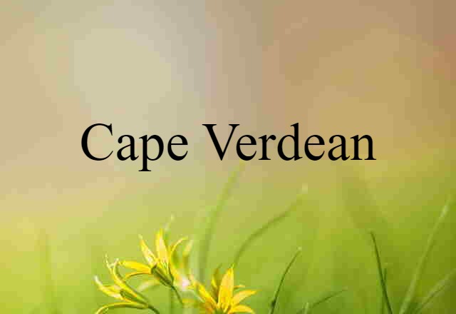 Cape Verdean