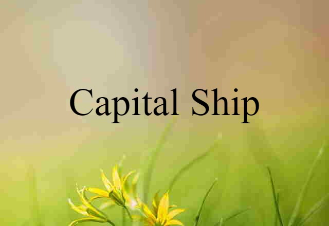 capital ship