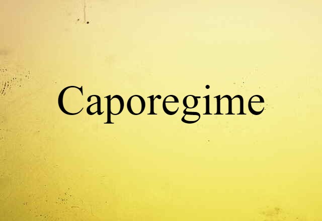 caporegime