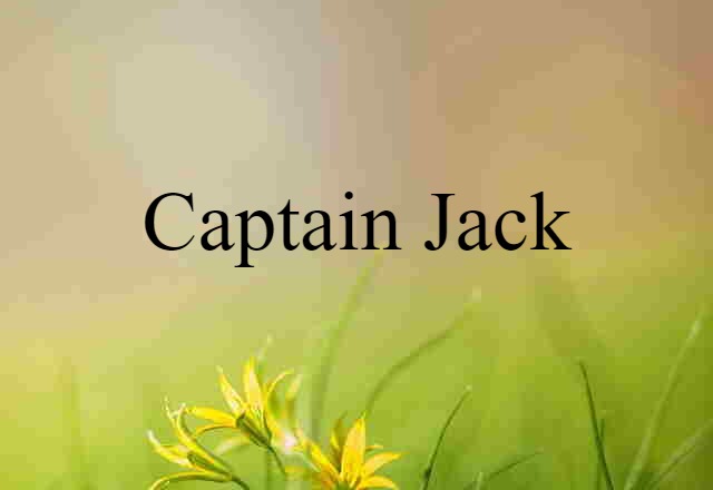 Captain Jack