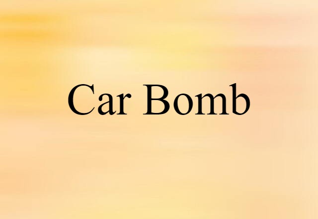 car bomb