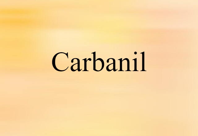 carbanil