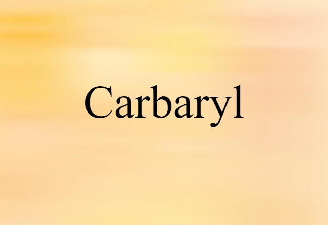 carbaryl