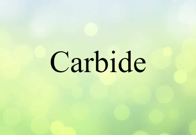 carbide