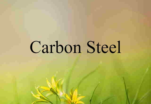 Carbon Steel (noun) Definition, Meaning & Examples