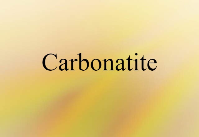 carbonatite