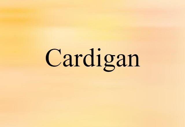 cardigan