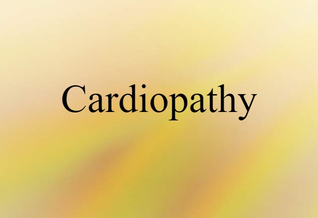 cardiopathy