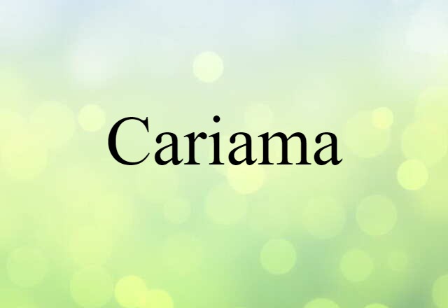 cariama