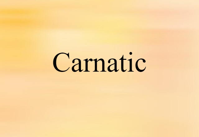 Carnatic