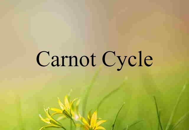 Carnot cycle