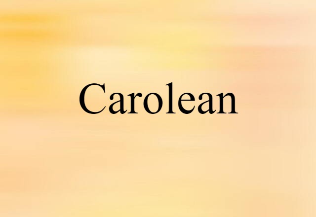 Carolean