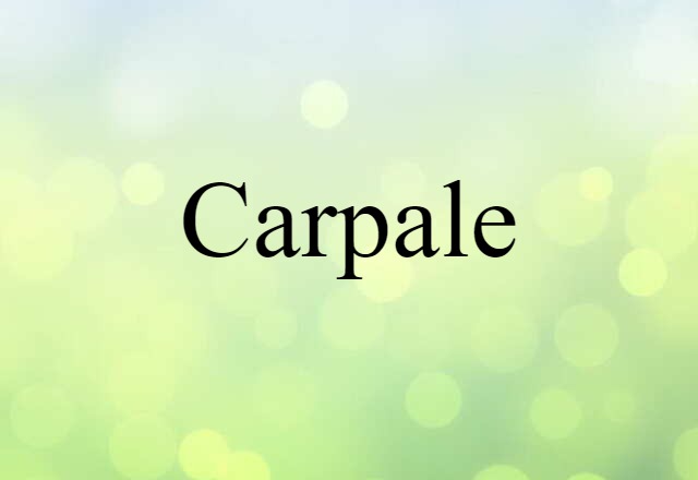 carpale