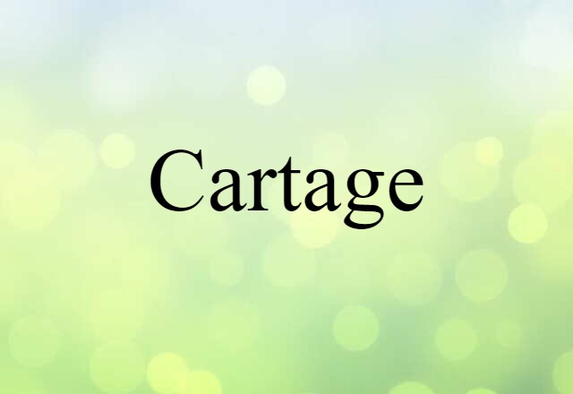 cartage