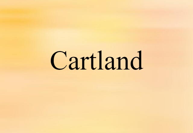 Cartland (noun) Definition, Meaning & Examples