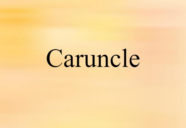 caruncle