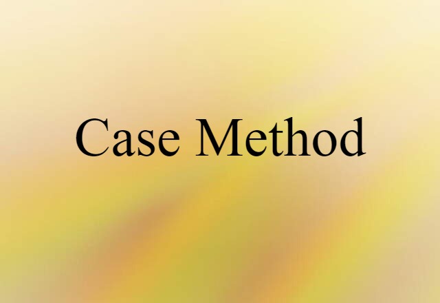 case method