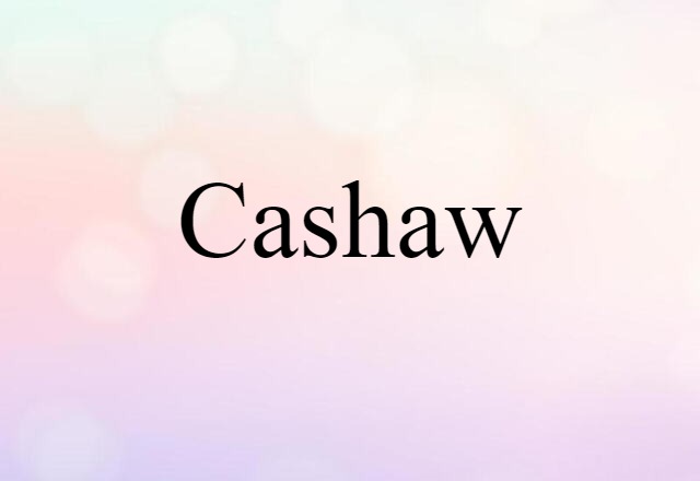 cashaw