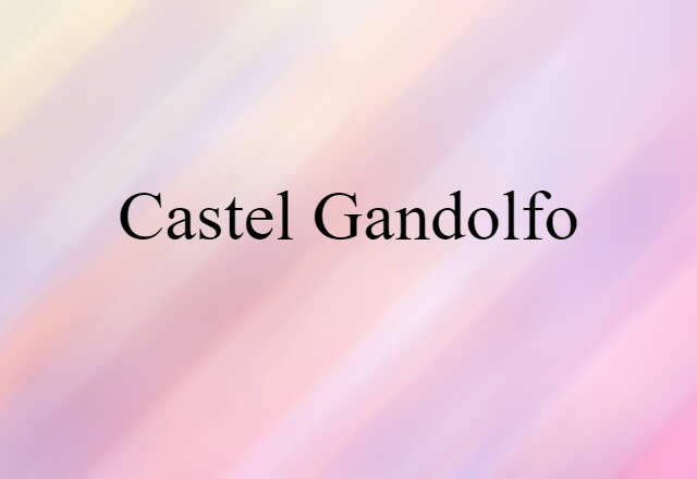 Castel Gandolfo