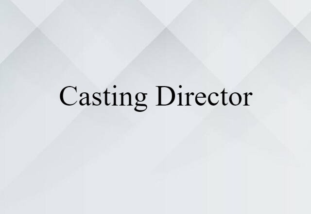 casting director