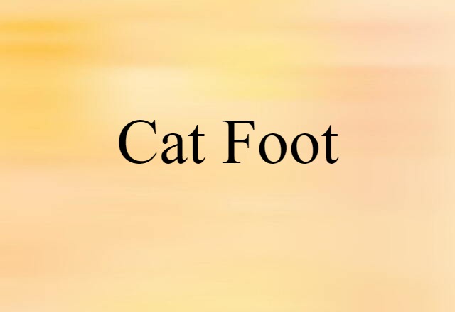 cat-foot