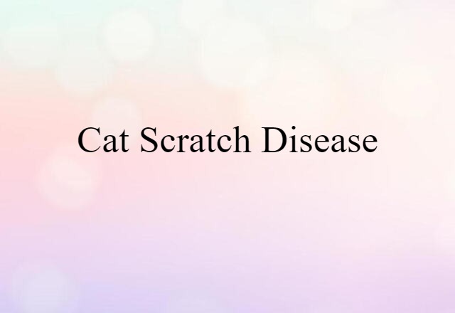 cat-scratch disease