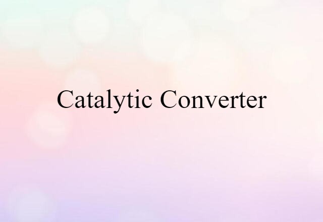 catalytic converter