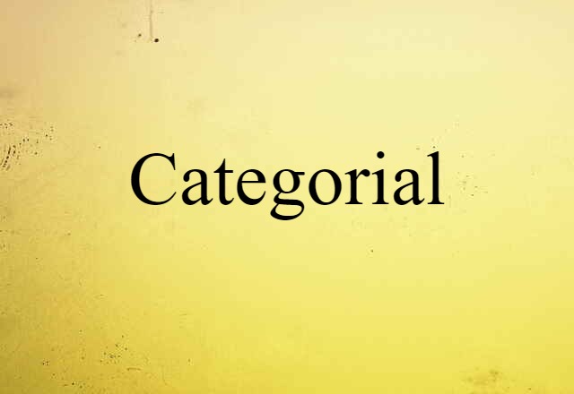 categorial