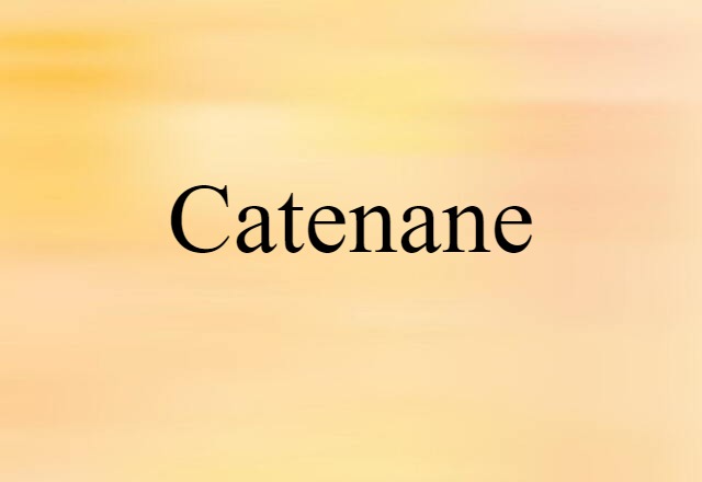 Catenane (noun) Definition, Meaning & Examples